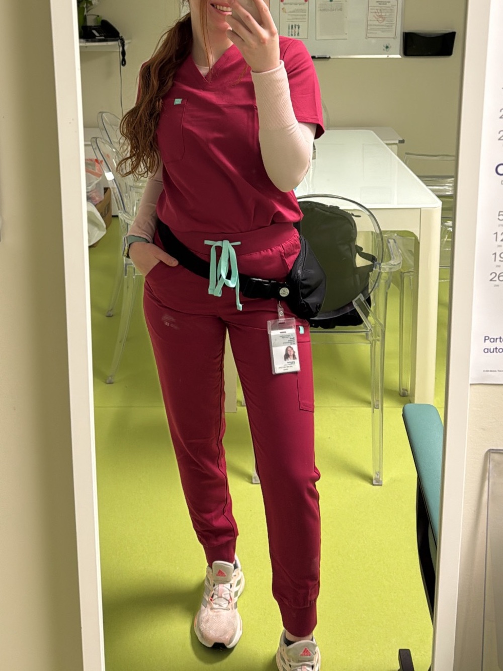 GARDE MALADE PINK SCRUBS SMALL XSMALL